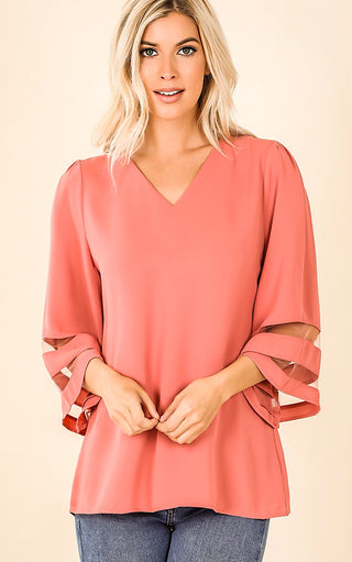 No Limits Dusty Coral Top, SMALL & XL