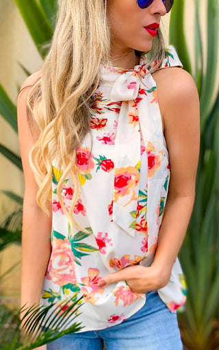 Floral Obsession Halter Top