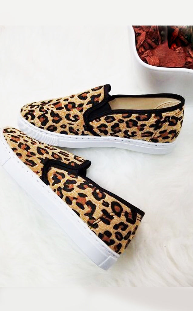 On The Prowl Leopard Sneakers, 5.5 & 6 in stock!
