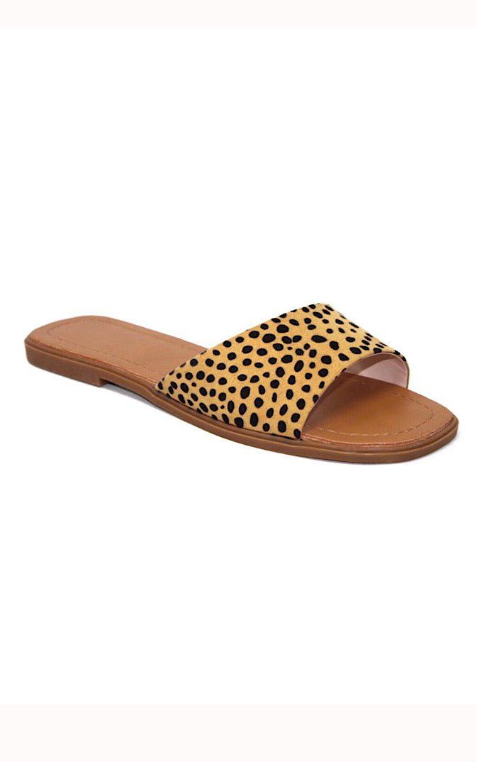 Running Wild Cheetah Sandals, SIZES 6-8
