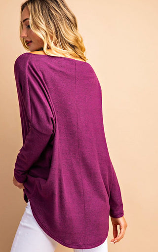 Ski Lodge Plum Sweater, SM-3X, RESTOCKED!