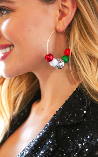 Having A Ball Christmas Ornament Earrings