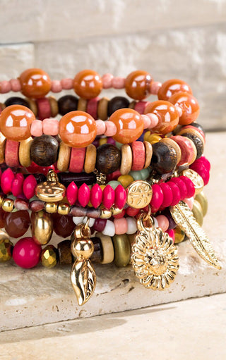 Candy Apple Bracelet Stack, RESTOCKED!