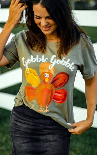 Gobble Gobble Turkey Fall Tee