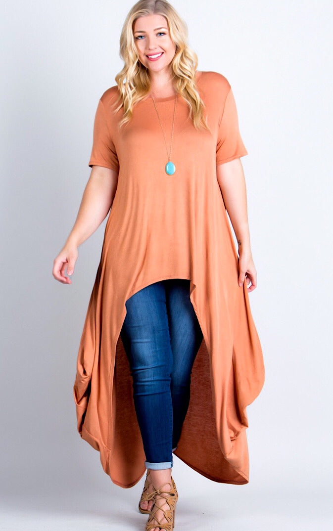 Steal The Show Spicy Bronze Tunic, SM, 2X & 3X!