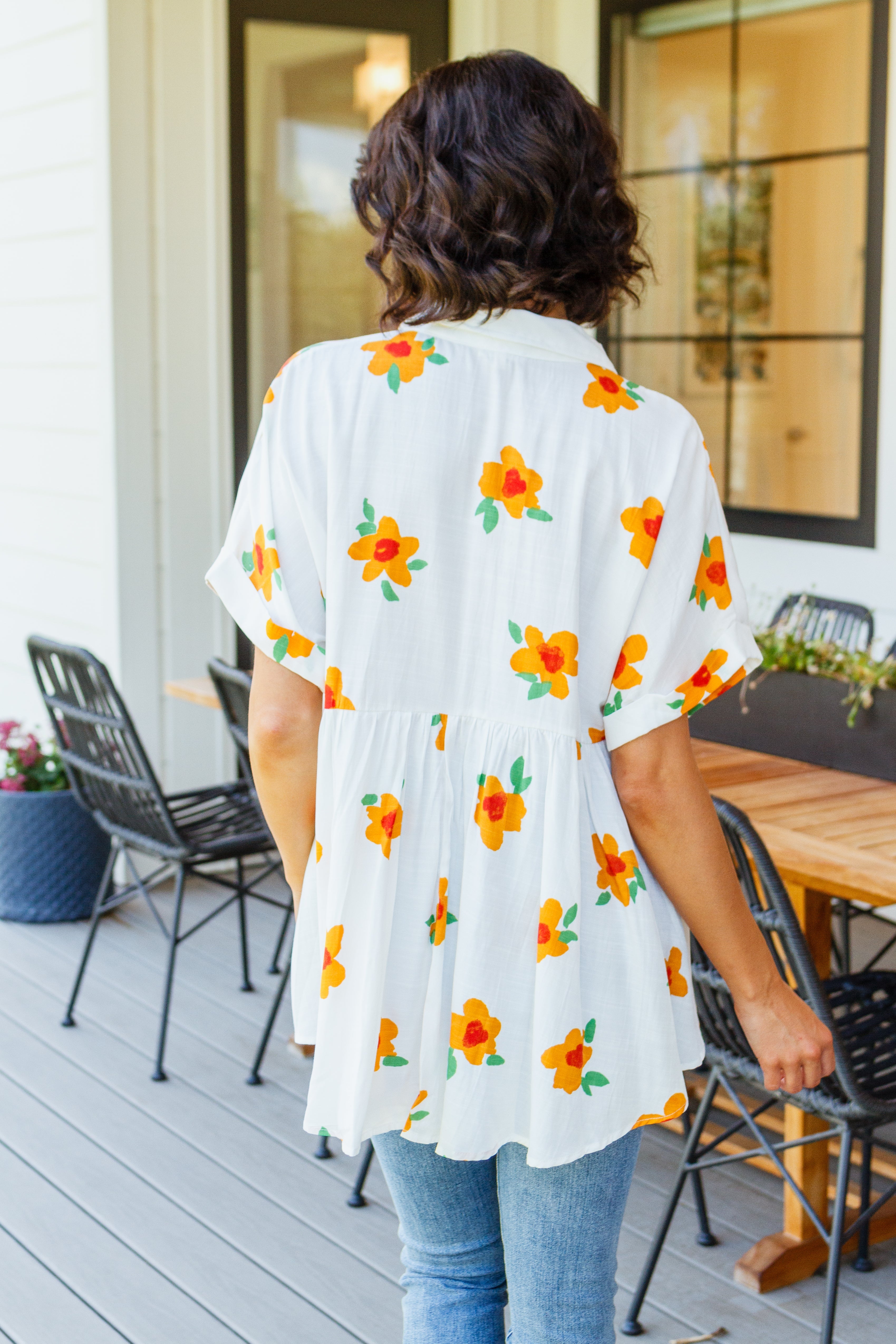 All The Smiles Floral Tunic, SM-3X