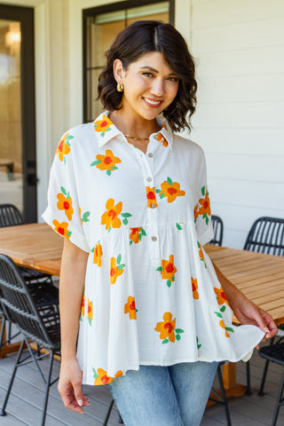 All The Smiles Floral Tunic