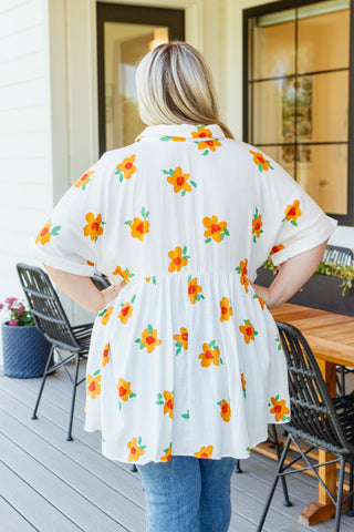 All The Smiles Floral Tunic