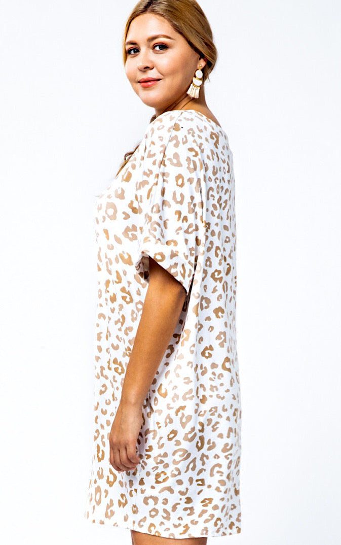 Show Your Spots Leopard Print Dress, SMALL left!