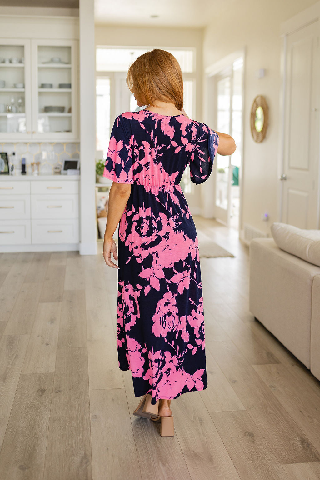 Bold And Beautiful Floral Wrap Dress, SM & 3X left!