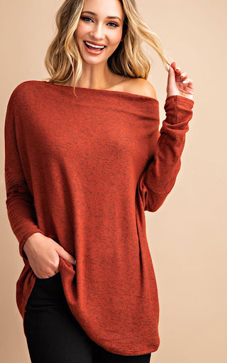 Ski Lodge Rust Sweater