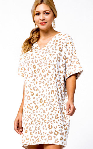 Show Your Spots Leopard Print Dress, SMALL left!