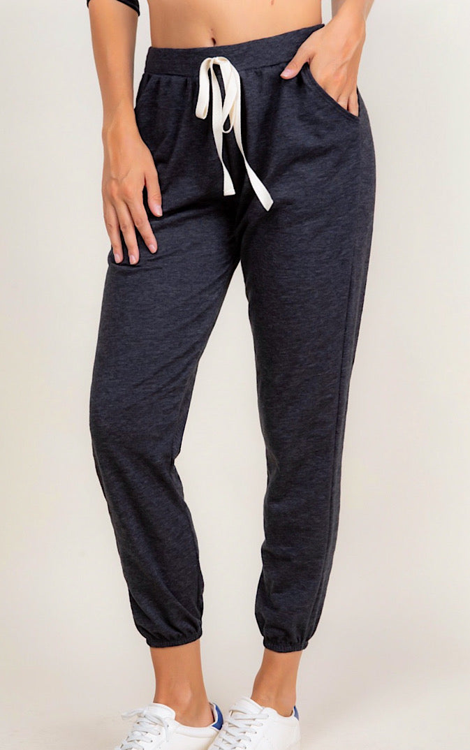 Tried And True Black Joggers, S-3X!!