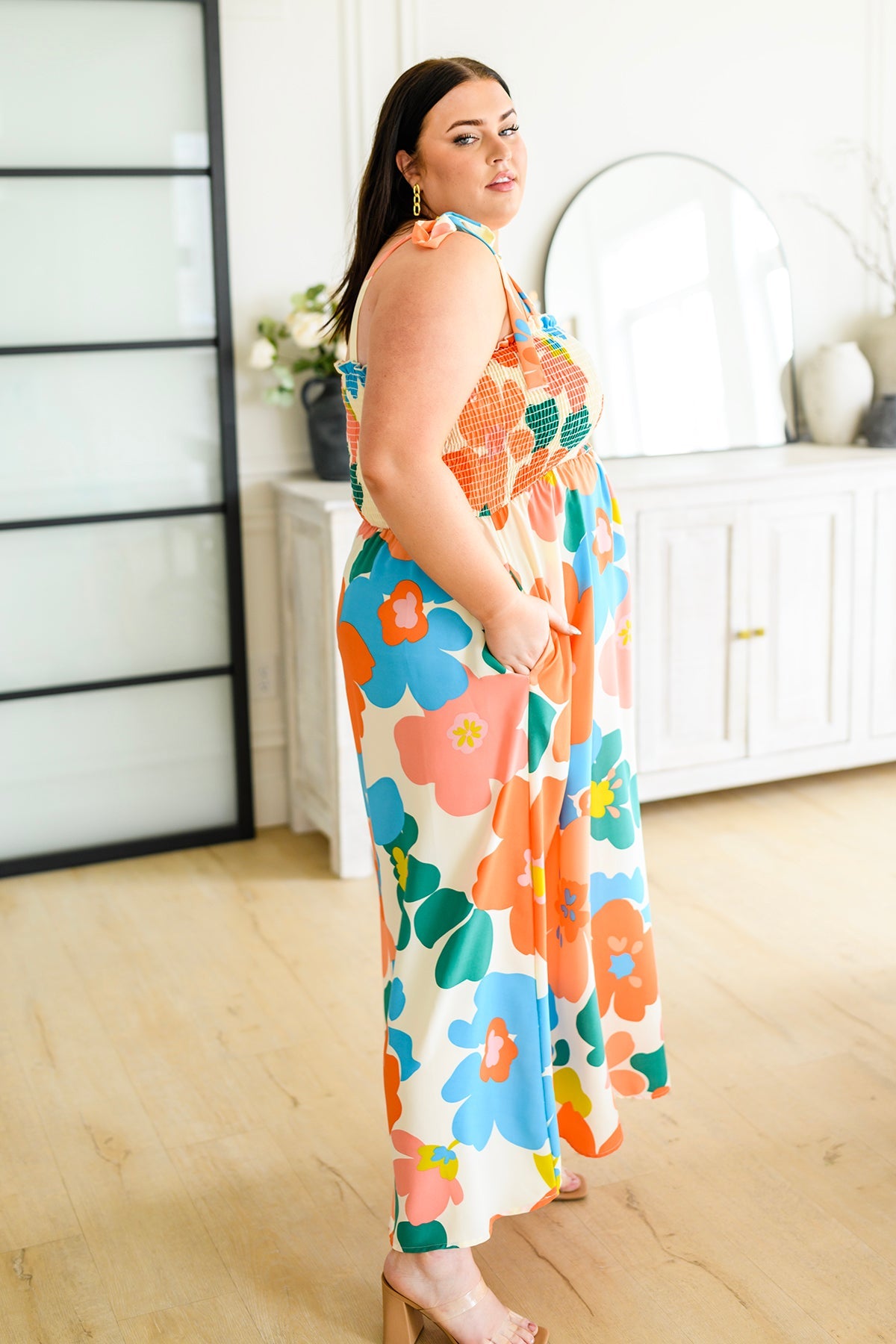 Hawaii Here I Come Floral Maxi Dress, SMALL left!