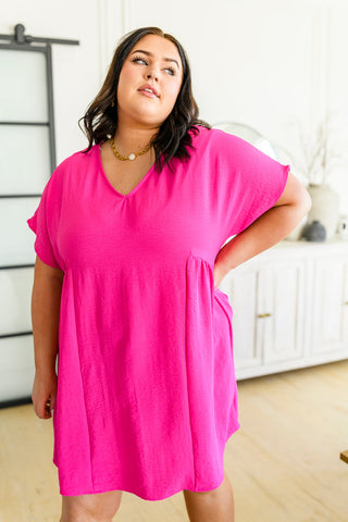 Always The One Hot Pink Shift Dress, 3X left!