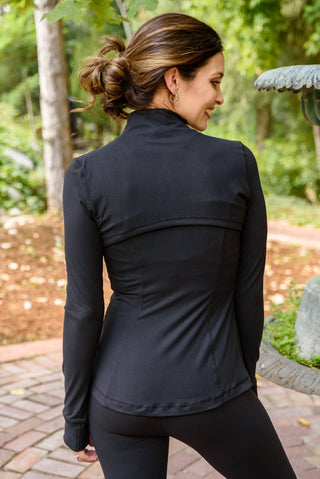 Staying Swift Black Activewear Jacket, SM -3X