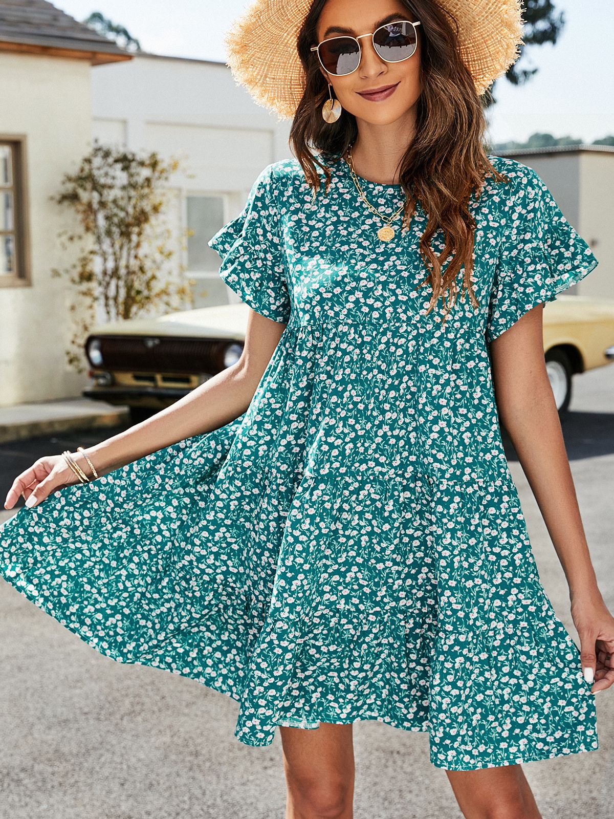 Sassy And Sweet Tiered Dress, THREE COLORS!